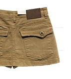 Mitsu Damage Back Pocket Mini Skirt