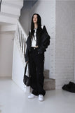 zipper chain shoulder bag