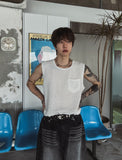 Kid Square Sleeveless Knit