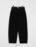 [unisex] Loki Curved Wide Cotton Pants