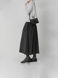 Plain Corduroy Brushed Skirt