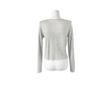 Kant Rib Long Sleeve Basic Cardigan