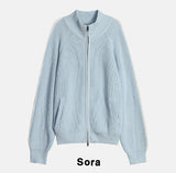 Basi Track Knit Zip-up