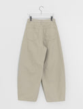 Rutu Pintuck Cotton Wide Pants