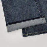 Full Span Banding Basic Wide Simple Denim Pants