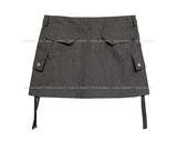nylon strap cargo pocket skirt