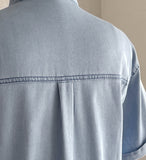 Mirnin Crop Denim Shirt