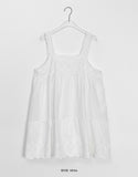 Deming Lace Layered Midi One Piece