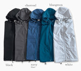 Cropped nylon hooded vest