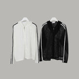 Line hood zip up