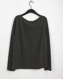 Koga See-Through Printed Boat Neck Knitwear T-Shirt