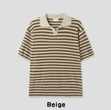 Casey color blocking short sleeve knit