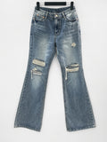 Refell Damage Bootcut Denim