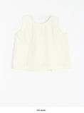 Demell two-way ribbon sleeveless blouse