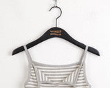 Zelot Stripe Dangara Ribbon Strap Sleeveless