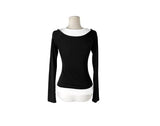 Celti Color Matching Layered All-in-one Long Sleeve T-Shirt