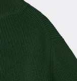 High Neck Washable Dangara Zip-Up Knit