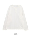 Talo Rib Henley Neck Knit