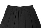 Rocker Midi Nylon Pleated Skirt