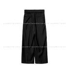 Lloyd Pintuck Maxi Wide Belt Slacks