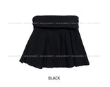 Mulve folding flare skirt pants