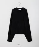 [unisex] Yushi Color Cable Over Knit