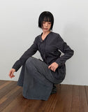 SHIRRING STRAP BLOUSE
