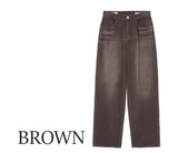 Cat washed corduroy pants