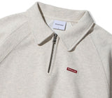 Small Logo Half Zip-Up Collar Sweatshirt