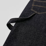 Carpenter Raw Union Jack Patch Stitch Long Wide Denim Pants