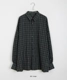 Arica Over Check Gauze Shirt