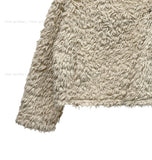 Hazel Fluffy Unbalanced Crop Mustang