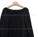Ruffle vintage damage knit