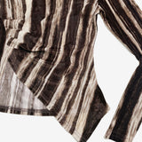 Mondini Velvet See-Through Unbalanced T-shirt