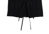 Kalin Summer Ribbon Open Crop Blouse