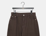 Tenor Wide-Fit Cotton Long Pants