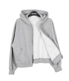 Nesso Rivet Brushed Hood Zip-Up