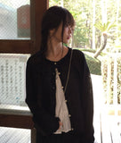 Jua lace frill sleeveless blouse