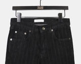 Clun Stripe Span Bootcut Denim Pants
