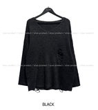 Damage Deep V-neck Knitwear