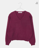 Kanni Basic V-Neck Long Sleeve Knit