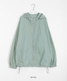 Kazub Nylon Two-Way String Over Hood Wind Jumper