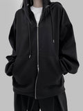 Turning Two-Way Hooded Zip-Up