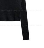 Hari unbalanced crop knit