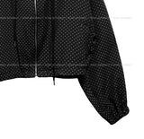 Summer Dot Rain Crop Hood Jumper