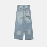 Hippo Damage Wide Baggy Denim
