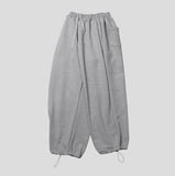 Nuzz Pintuck Belted Balloon Sweatpants