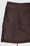 house corduroy cargo skirt