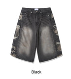 Shirato Camo Bermuda Denim Pants