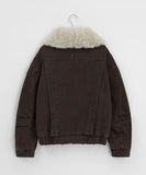 Ogets Fur Collar Work Jumper Jacket